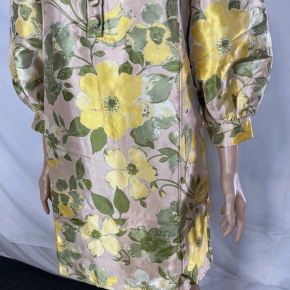 Promander Place Women's Samantha Tapestry Mini Dress Pink/Yellow Size S – Floral - Picture 6 of 9